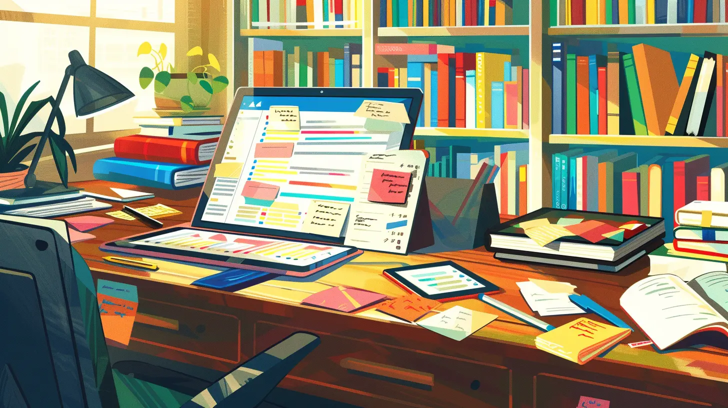 A substantive editor's desk